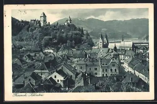 AK Friesach /Kärnten, Teilansicht gegen die Berge