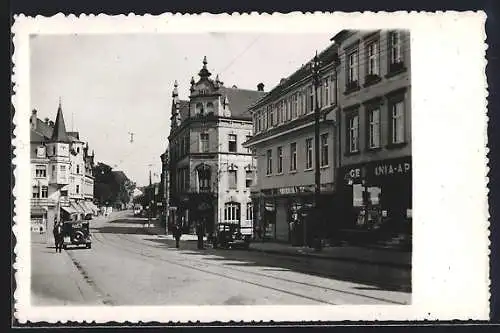 AK Sulzbach-Saar, Blick in die Hauptstrasse