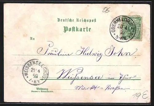 Lithographie Heldrungen, Ortsansicht von oben, Sachsenburg, Kyffhäuser-Denkmal