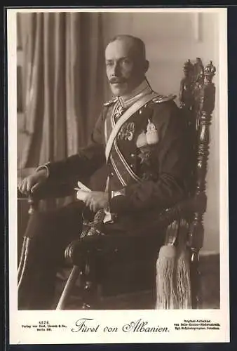 AK Fürst von Albanien in Gala-Uniform