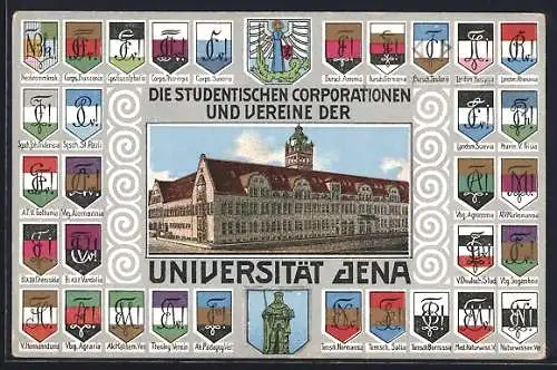 AK Jena, Universität, Studentenwappen