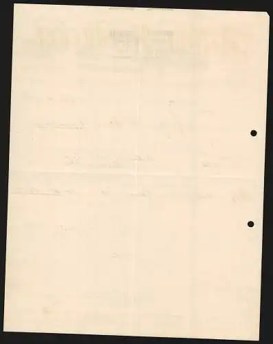 Rechnung Pr. Oldendorf 1910, H. Hüsemann & Co., Süssrahm-Margarine Fabrik, Betriebsansicht und Messe-Medaillen