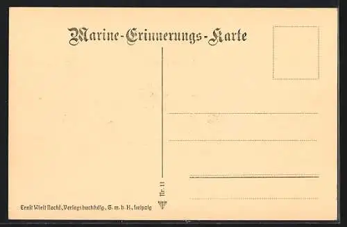 AK Kriegsschiff SM Kleiner Kreuzer Strassburg pflügt unter Volldampf durchs Wasser