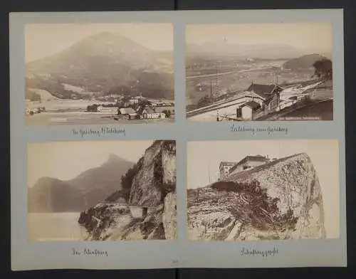 Fotografie unbekannter Fotograf, Ansicht Wiesbachhorn, Blick nach dem Gletscher von der Adlersruhe aus gesehen