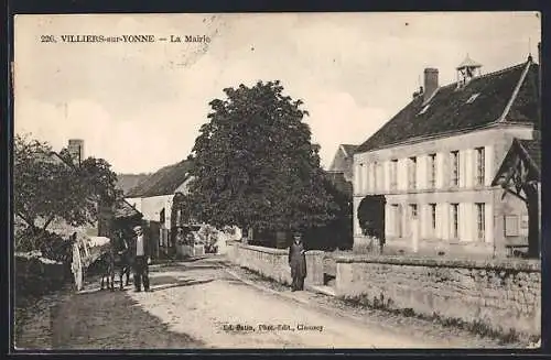 AK Villiers-sur-Yonne, La Mairie