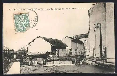 AK Leuville-sur-Orge, Déversoir du Moulin du Petit-Paris