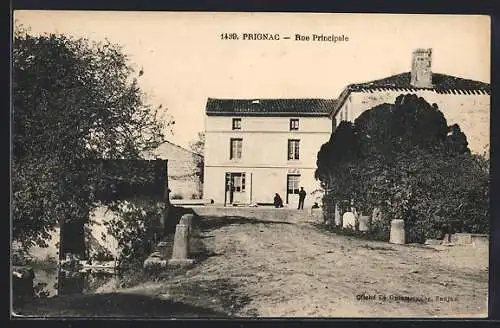 AK Prignac, Rue Principale, Cafe