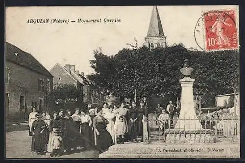 AK Arquian, Monument Carriès