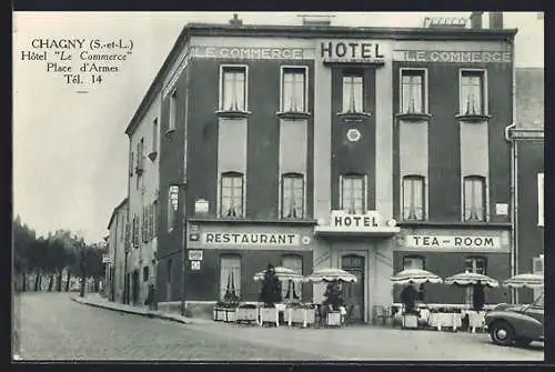 AK Chagny, Hotel Le Commerce, Place d`Armes