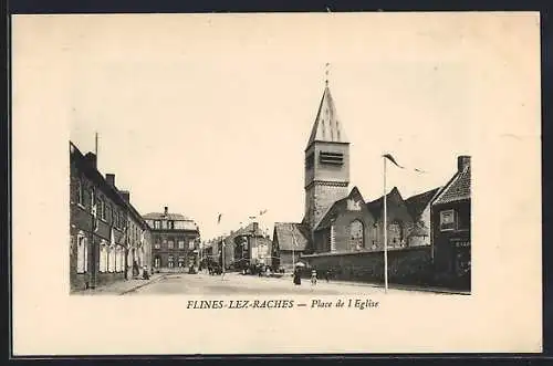 AK Flines-lez-Raches, Place de l`Eglise