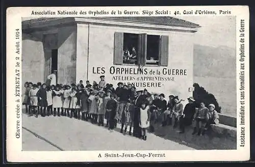 AK Saint-Jean-Cap-Ferrat, Association Nationale des Orphelins de la Guerre