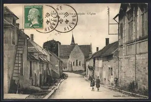 AK Saint-Loup, Rue principale, l'Eglise