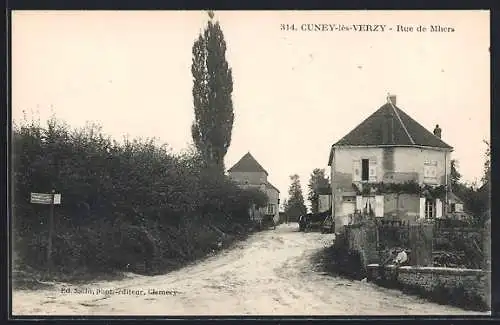 AK Cuney-lés-Verzy, Rue de Mhers