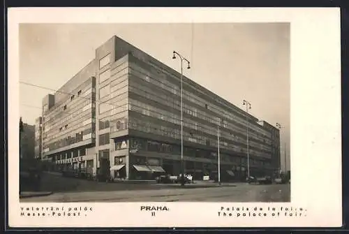 AK Praha, Messe-Palast, Ausstellung