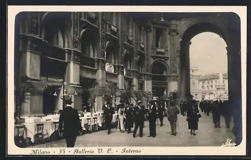 AK Milano, Galeria V. E. Ristorante Grande Italia