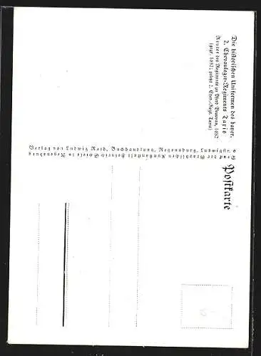 Künstler-AK Anton Hoffmann - München: 2. Chevauleger-Regiments Taxis, Reuter des Regiments zu Pferd, 1632