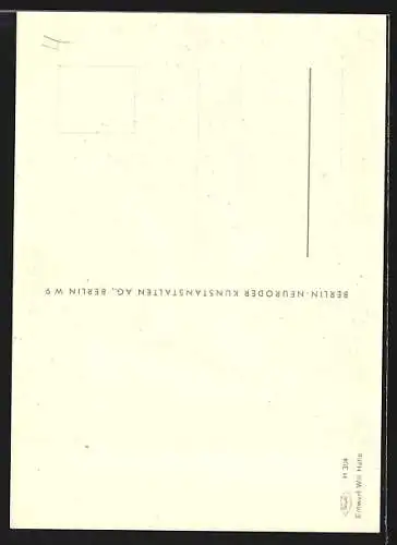 Künstler-AK Will Halle: Die Entführung, Scherz, Osterhase