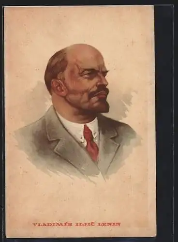 AK Portrait von Vladimir Iljic Lenin