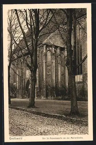 AK Greifswald, Die St. Annenkapelle an der Marienkirche