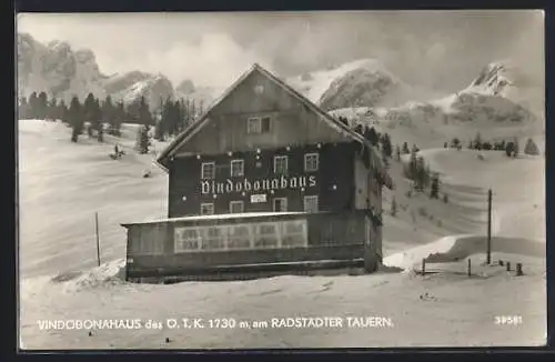 AK Obertauern, Gasthof Vindobonahaus am Radstädter Tauern