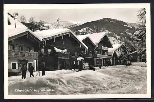 AK Wagrain, Skisportplatz im Winter