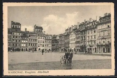 AK Warschau-Warszawa, Ringplatz, Altstadt