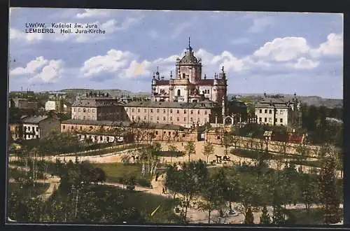 AK Lwów / Lemberg, Kosciol sw. Jura / Heil. Jura Kirche