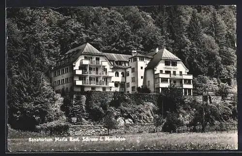 AK Schruns i. Montafon, Sanatorium Maria Rast