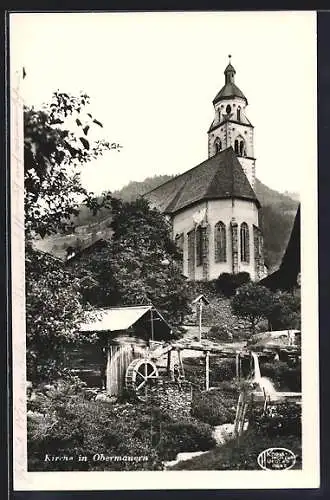 AK Virgen, Obermauern, Kirche und Wassermühle