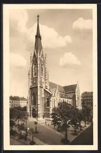 AK Wien VI, die Pfarrkirche St. Elisabeth