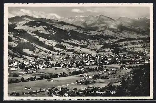 AK Ebnat-Kappel /Togg., Teilansicht mit Bergen