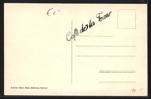 AK Genève, La Jonction du Rhône et de l`Arve