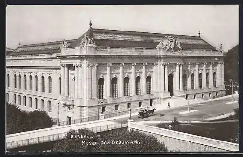 AK Genève, Musée des Beaux-Arts