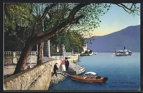 AK Tremezzo /Lago di Como, Entrata alla Villa Carlotta