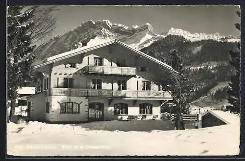 AK Barboleusaz, Hôtel de la Crémaillière en hiver