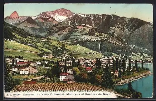 AK Clarens, Le Villas Dubochet, Montreux et Rochers de Naye