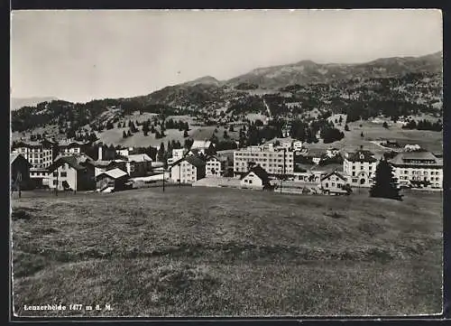 AK Lenzerheide, Teilansicht mit Bergen