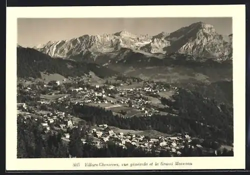 AK Villars-Chesières, Vue générale et le Grand Muveran