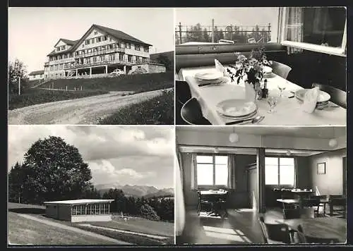 AK Heiteswil-Wattwil /Togg., Hotel-Restaurant Churfirsten, Innenansichten