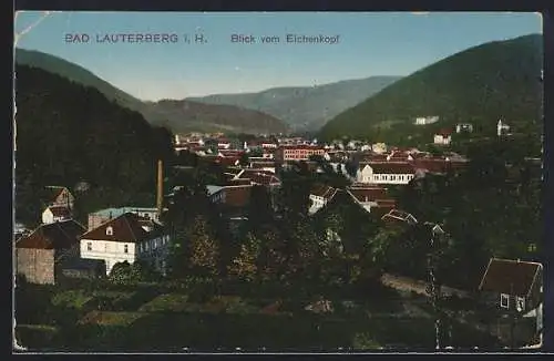 AK Bad Lauterbach i. H., Blick vom Eichenkopf