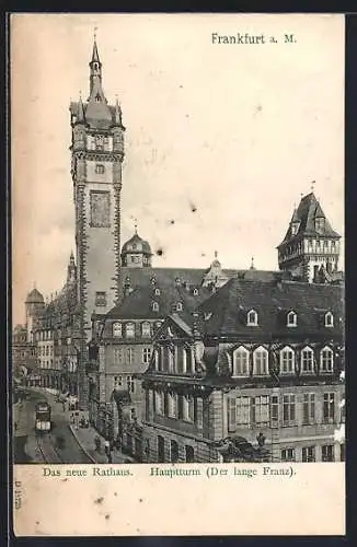 AK Alt-Frankfurt, Neues Rathaus und Hauptturm