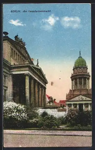 AK Berlin, Partie am Gendarmenmarkt