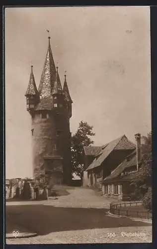 AK Lindau / Bodensee, Partie am Diebsturm