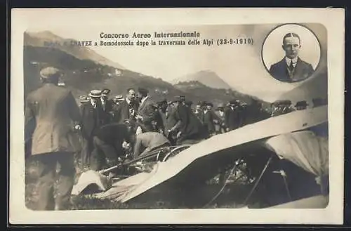 AK Domodossola, Concorso Aereo Internazionale 1910