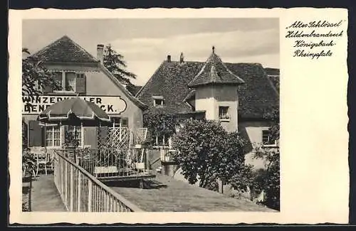 AK Hildebrandseck, Gasthaus Altes Schlössel, Bes. Hauck-Wolf