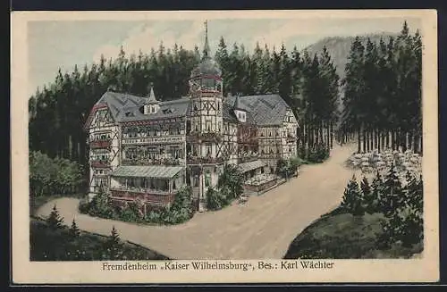 AK Bad Berka, Hotel Kaiser Wilhelmsburg von Karl Wächter