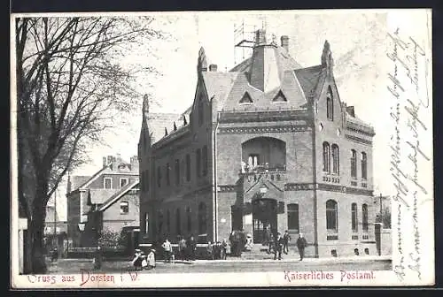 AK Dorsten i. W., Kaiserliches Postamt