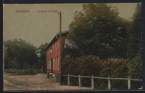 AK Ohlendorf / Seevetal, Blick aufs Gasthaus P. Maak