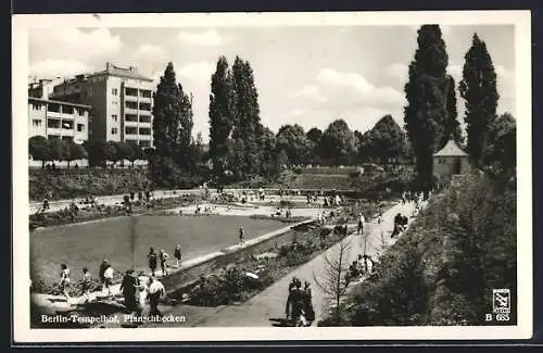 AK Berlin-Tempelhof, Planschbecken