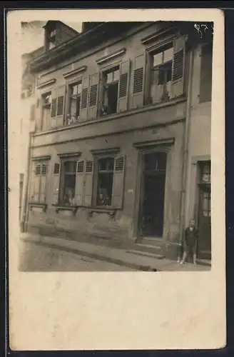 Foto-AK Speyer, Das Haus der Familie Klee 1924